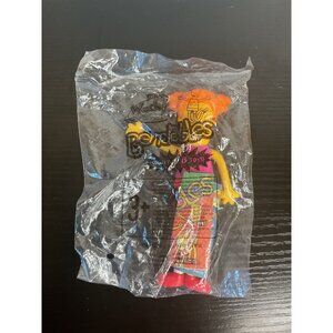 Vintage Sonic Wacky Packages Bendables Toy Figure 5.5"